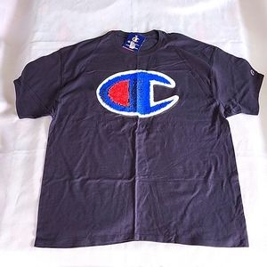 Men's Champion authentic shirt, Navy blue, sz XL.